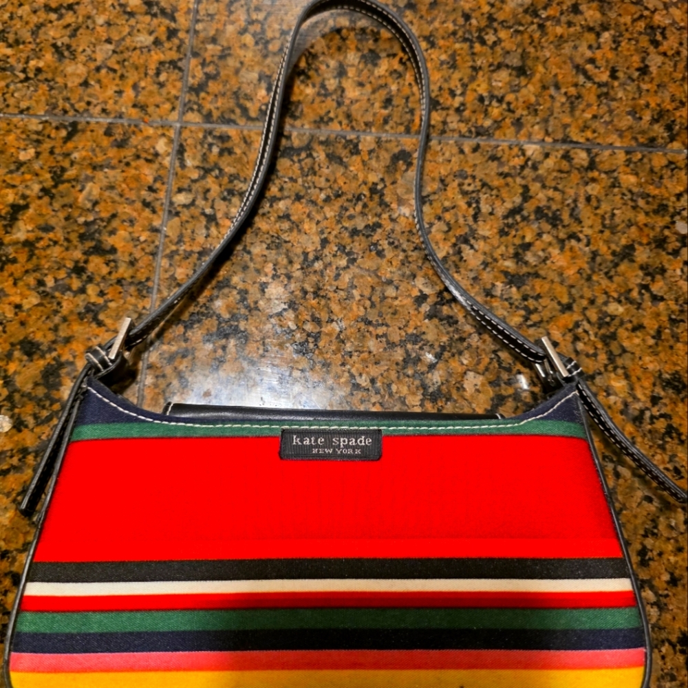 Kate Spade Vibrant Striped Shoulder Bag